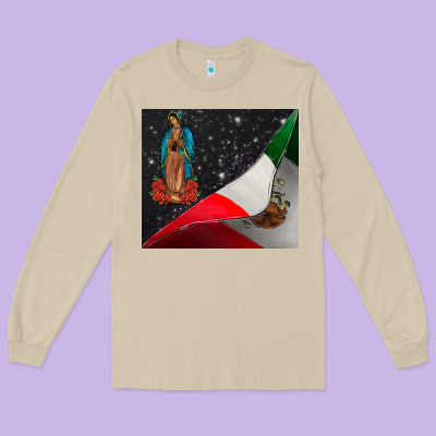 Our Lady Graduap Long Sleeve Tee Designed By Cowhidedigitalart