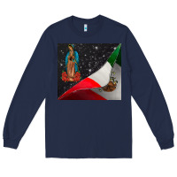 Navy our lady graduap Long Sleeve Tee - CowhideDigitalArt