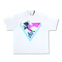 White vaporwave aesthetic Urban Heavy Tee - linhVisuals