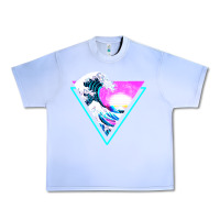 Grape Ice vaporwave aesthetic Urban Heavy Tee - linhVisuals