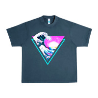 Midnight Navy vaporwave aesthetic Urban Heavy Tee - linhVisuals