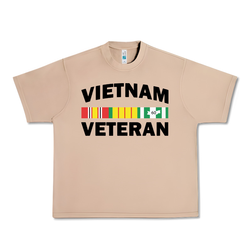 Vietnam Veteran Flag Urban Heavy Tee by linhVisuals | Teevron