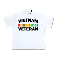 White vietnam veteran flag Urban Heavy Tee - linhVisuals