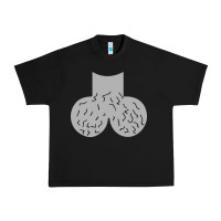 Black dick head ball sack Urban Heavy Tee - linhVisuals