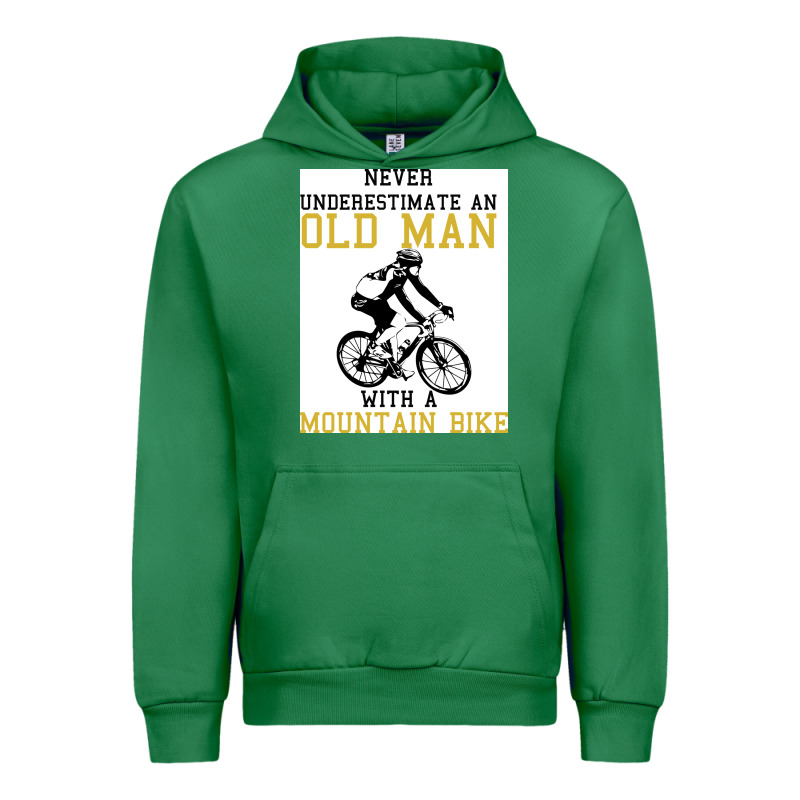Never Underestimate An Old Man With A Mountain Bike Urban Hoodie by Bettercallsaul | Teevron