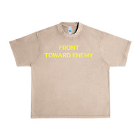 French Oak FRONT TOWARD ENEMY Urban Heavy Tee - linhVisuals