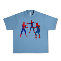 Pebble Blue spidey meme Urban Heavy Tee - linhVisuals