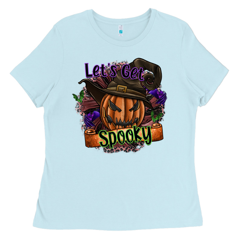 Lets Get Spooky Ladies Tee by SublimationCraftShop | Teevron