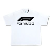 White formula 1 Urban Heavy Tee - linhVisuals