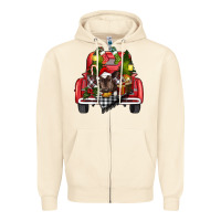Sandshell christmas truck Zipper Hoodie - RanaPortraitStore