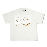 Pistachio when in doubt empty the magazine Urban Heavy Tee - linhVisuals