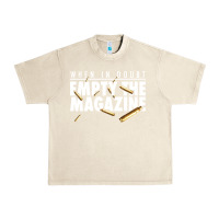 Sandshell when in doubt empty the magazine Urban Heavy Tee - linhVisuals