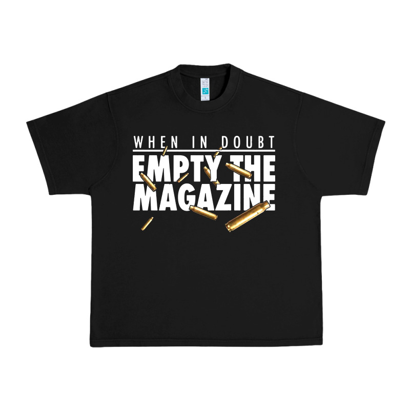 When In Doubt Empty The Magazine Urban Heavy Tee by linhVisuals | Teevron