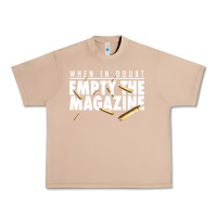 Burro when in doubt empty the magazine Urban Heavy Tee - linhVisuals