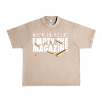 French Oak when in doubt empty the magazine Urban Heavy Tee - linhVisuals