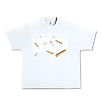 White when in doubt empty the magazine Urban Heavy Tee - linhVisuals