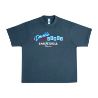 Midnight Navy roadhouse double deuce Urban Heavy Tee - linhVisuals