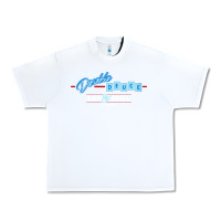 White roadhouse double deuce Urban Heavy Tee - linhVisuals