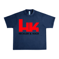 Navy hk black Urban Heavy Tee - linhVisuals