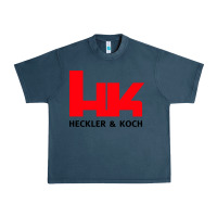 Midnight Navy hk black Urban Heavy Tee - linhVisuals