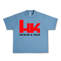 Pebble Blue hk black Urban Heavy Tee - linhVisuals