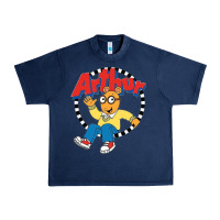Navy Funko Up Arthur Urban Heavy Tee - linhVisuals