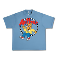 Pebble Blue Funko Up Arthur Urban Heavy Tee - linhVisuals