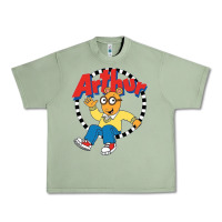 Oil Green Funko Up Arthur Urban Heavy Tee - linhVisuals
