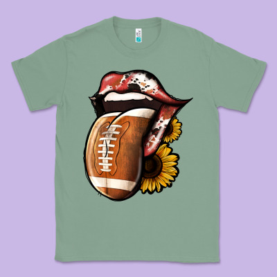 Football Tongue Classic Tee Designed By Jasminsmagicworld