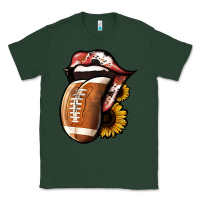 Sports Green Football Tongue Classic Tee - Jasminsmagicworld