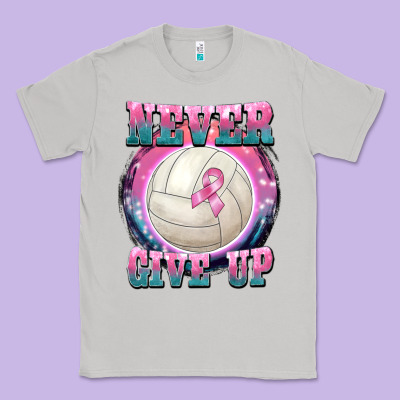 Never Give Up Classic Tee Designed By Barkaloodesign