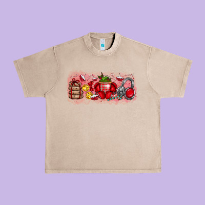 Merry Christmas Urban Heavy Tee Designed By Cowhidedigitalart