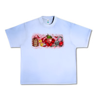 Grape Ice Merry Christmas Urban Heavy Tee - CowhideDigitalArt