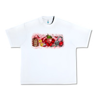 White Merry Christmas Urban Heavy Tee - CowhideDigitalArt