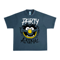 Midnight Navy the muppets party animal Urban Heavy Tee - linhVisuals