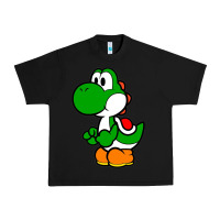 Black Yoshi Green Urban Heavy Tee - linhVisuals