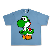 Pebble Blue Yoshi Green Urban Heavy Tee - linhVisuals