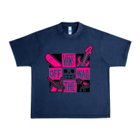 Navy #vans music Urban Heavy Tee - linhVisuals