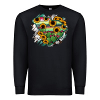 Black South Carolina State Map Premium Sweatshirt - RanaPortraitStore