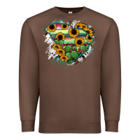 Chestnut South Carolina State Map Premium Sweatshirt - RanaPortraitStore