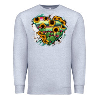Heather Grey South Carolina State Map Premium Sweatshirt - RanaPortraitStore