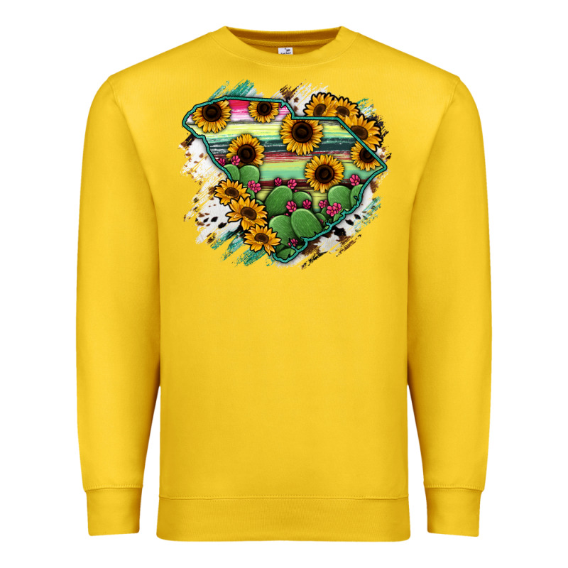 South Carolina State Map Premium Sweatshirt by RanaPortraitStore | Teevron