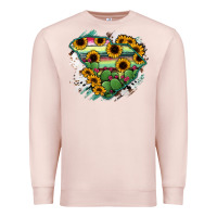 Pale Pink South Carolina State Map Premium Sweatshirt - RanaPortraitStore