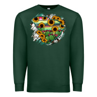 Sports Green South Carolina State Map Premium Sweatshirt - RanaPortraitStore