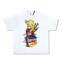 White #vans off the wall Urban Heavy Tee - linhVisuals