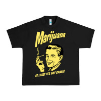 Black the marijuana weed Urban Heavy Tee - linhVisuals