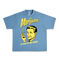 Pebble Blue the marijuana weed Urban Heavy Tee - linhVisuals