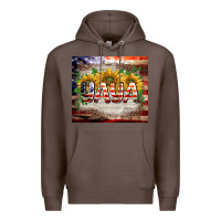 Coffee patriotic yaya tumbler Premium Hoodie - BarkalooDesign