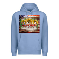 Colony Blue patriotic yaya tumbler Premium Hoodie - BarkalooDesign