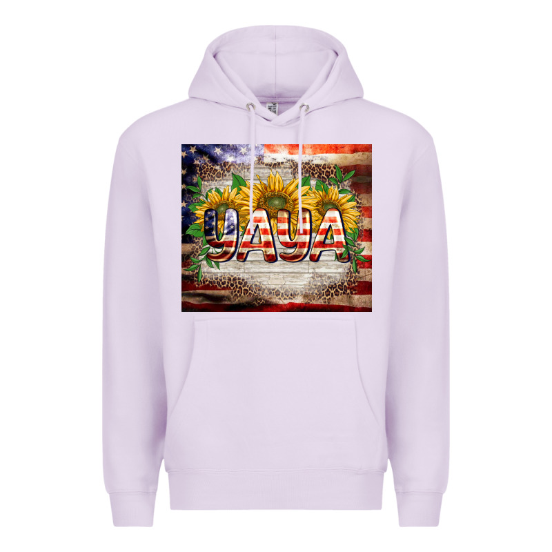 Patriotic Yaya Tumbler Premium Hoodie by BarkalooDesign | Teevron